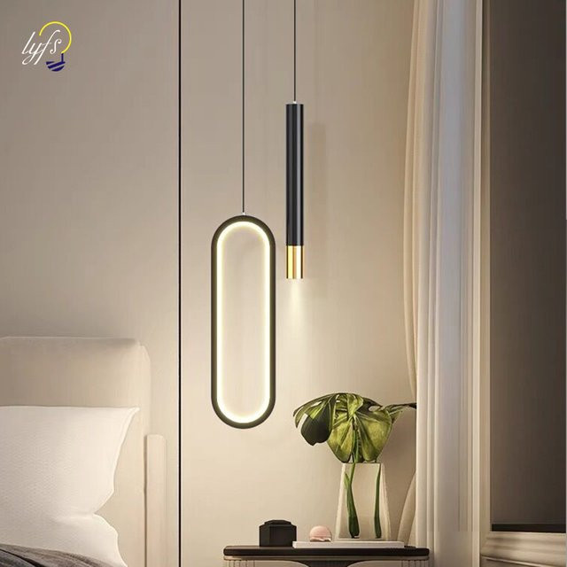 Nordic LED Pendelleuchte lyfs im skandinavischen Design aus Metall in Gold/Messing für Wohnzimmer, Esszimmer und Küche - Bild 1