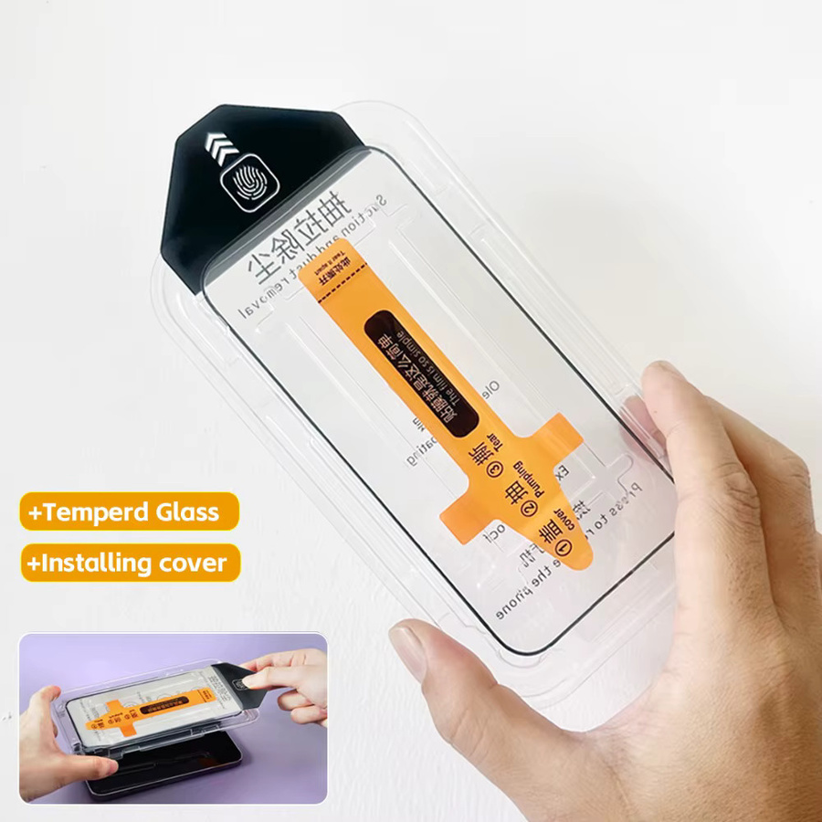 2 Stück Displayschutzfolie aus gehärtetem Glas für Samsung Galaxy F17 F16 F56 M56 M16 A52 A52S 5G, transparent - Bild 3