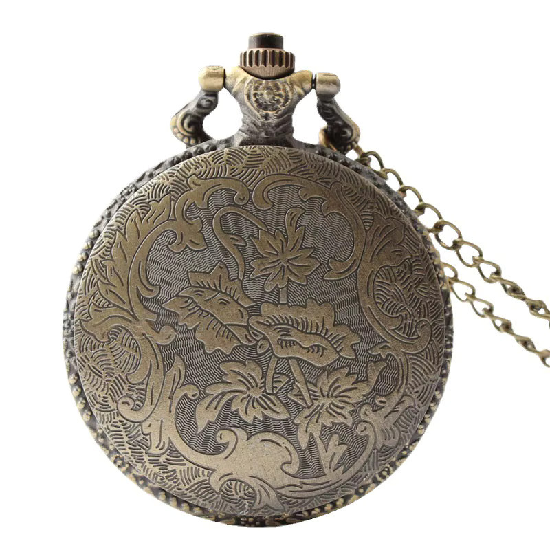 Wecin Gedenktaschenuhr, Quarz, Bronze, Unisex - Bild 2