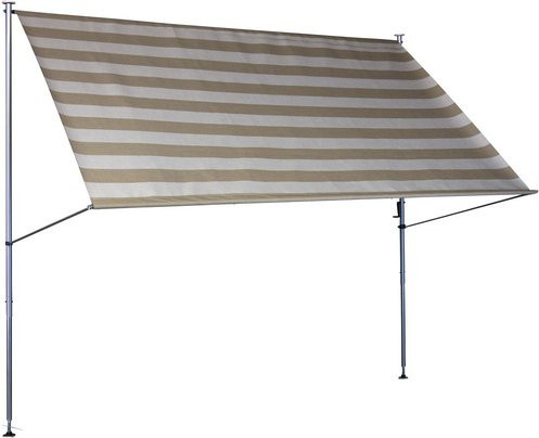 Klemmmarkise von ANGERER FREIZEITMÖBEL in Grau, Breite: 250 cm, Tiefe: 170 cm - Bild 1