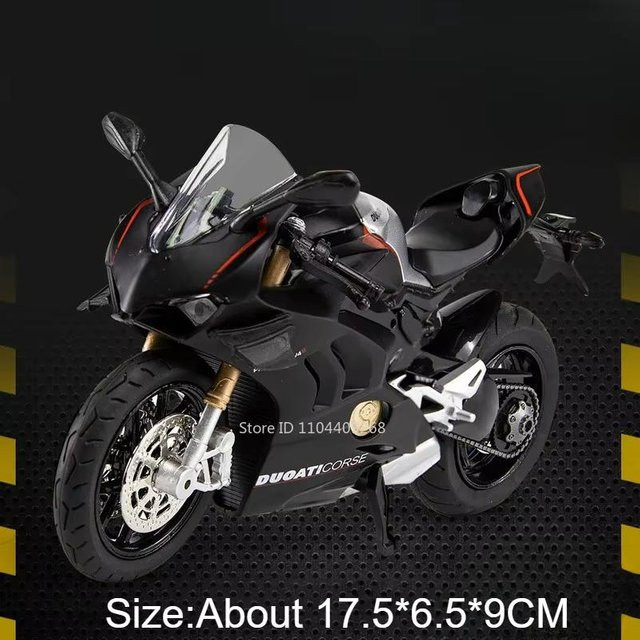 Linyi toy car V4S Rennmotorrad Modell, 1:12, mit Licht und Ton, ab 14 Jahren - Bild 1