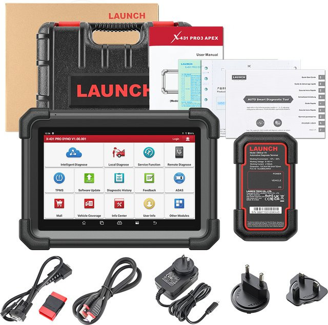 LAUNCH X431 PRO DYNO OBD2 Auto Diagnose Werkzeug Scanner in Schwarz - Bild 1