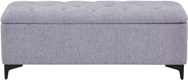 Vente-unique Sitzbank Sabilo in Grau aus Stoff mit einer Breite von 120 cm - Bild 1