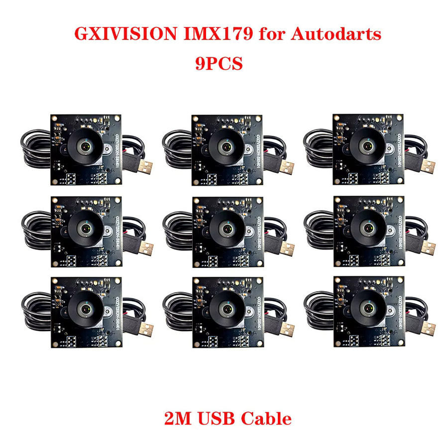 Autodarts GXIVISION IMX179 Kamera in Schwarz mit 1 MP und 30 fps für präzise Erkennung - Bild 4