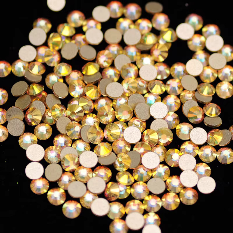 YANRUO Glitzer-Strasssteine, Gold, Metallic, zum Aufkleben auf Nägel - Bild 3