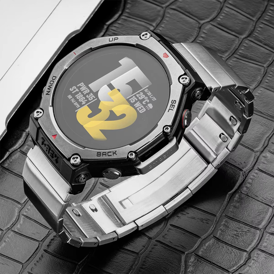 Huami Smartwatch-Armband Edelstahl, Silber, Unisex - Bild 2