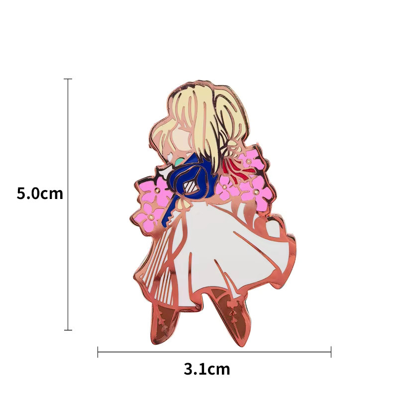 Bandai Anstecknadeln Violet Evergarden, Emaille, Unisex - Bild 2