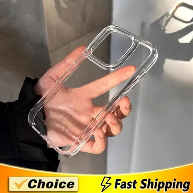 Arvin Ultradünne TPU Handyhülle in Transparent für iPhone 16 15 14 13 12 11 Pro Max Mini XR X XS Max 8 Plus - Bild 1