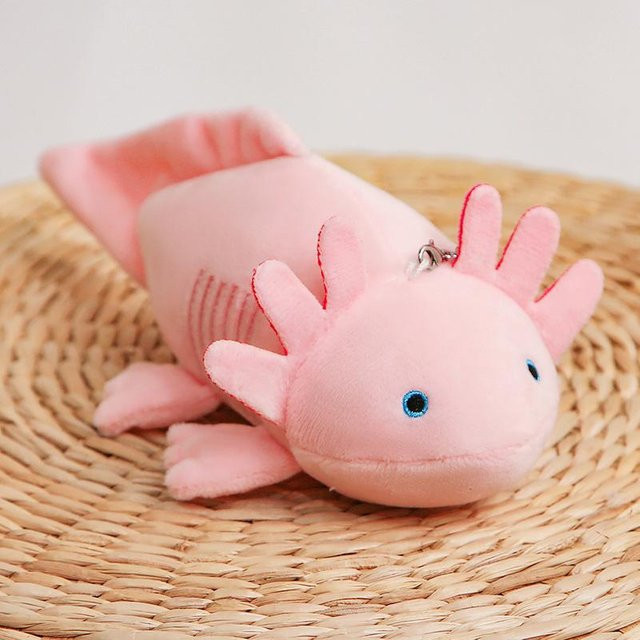 Yiran Health & Beauty Axolotl Salamander Plüsch Anhänger, 23cm, ab 14 Jahren - Bild 1