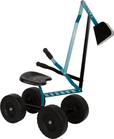 small foot Bagger mit Rädern blau Baustelle