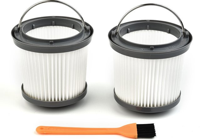 2er-Pack Ersatzfilter für Dyson Dustbuster Pivot PD1820LF PV1210 PVF110 PHV1210 PV1020L in Weiß, waschbar mit Bürste - Bild 1