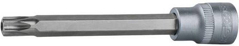 KS Tools Bit-Stecknuss TX mit Stirnlochbohrung lang 3/8 Zoll in Silber - Bild 1