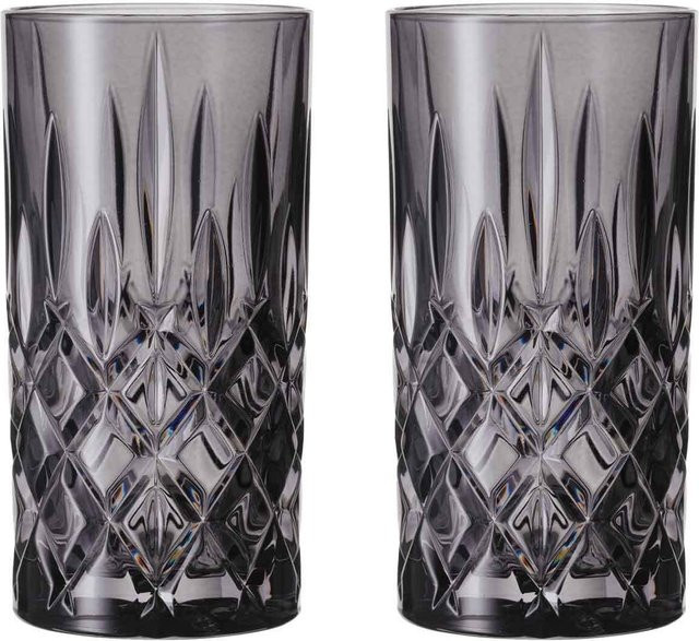 Nachtmann Noblesse Longdrinkgläser Tumbler aus Glas, transparent, 2er Set, 395 ml pro Glas - Bild 1
