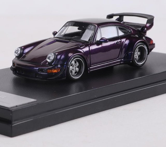 Linyi toy car Schalter Rwb964 Wide Body Modifikation, Modellauto, 1:64, Metall, ab 14 Jahren - Bild 1