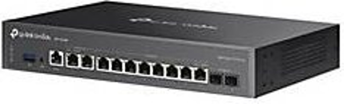 TP-Link Omada ER7412-M2 V1 Router mit 12-Port-Switch, 1GbE und 2,5GbE, Schwarz, Rack-montierbar - Bild 2