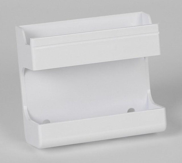 Houspace Kitchen Multifunktionaler Wand-Organizer für Fernbedienungen und Mobiltelefone, Weiß - Bild 1