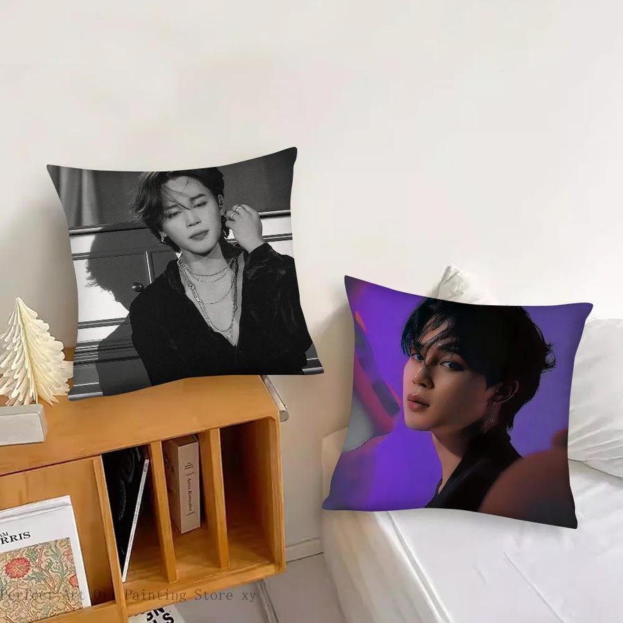 GUOYU HOMEDECOR Kissenbezug Park JiMin Quadratisch, Multicolor, B/B/B: 40 x 40 x 40 cm - Bild 4
