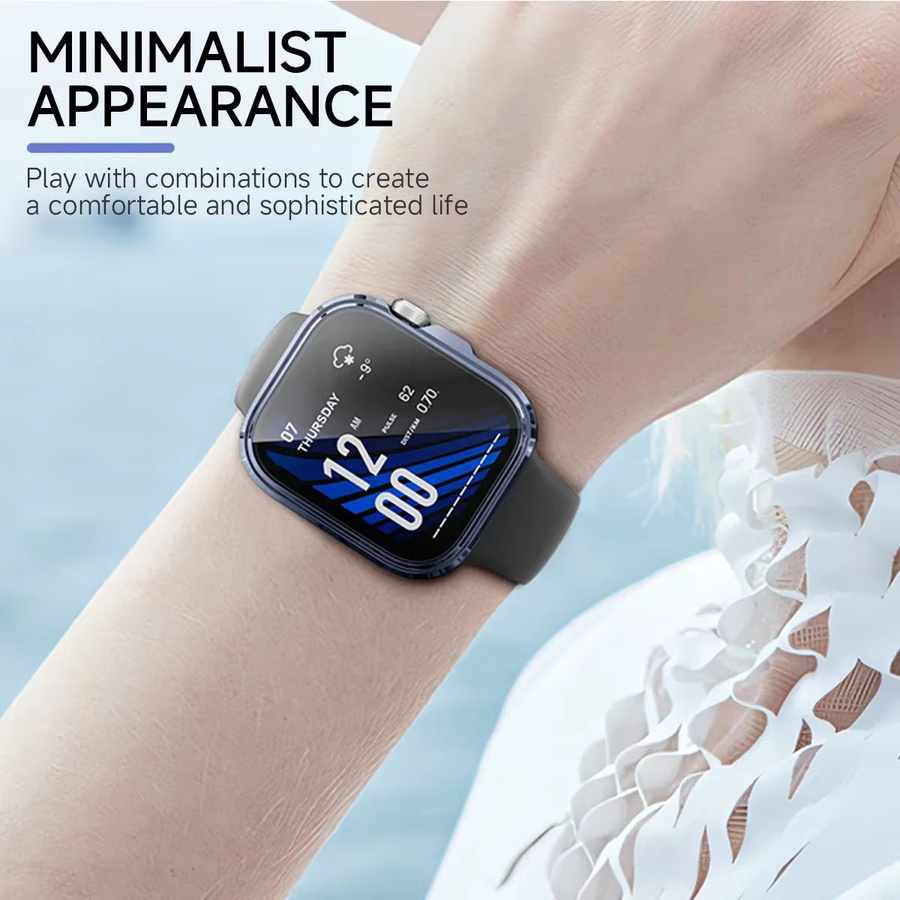 OAKCHARM Smartwatch Bumper Shell für Huawei Fit 4 Fit 4 Pro, TPU, Schwarz - Bild 5
