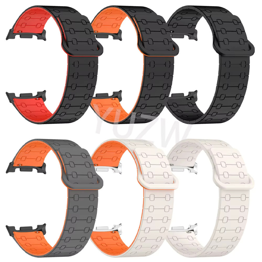 Samsung Galaxy Watch 8 Classic Uhrenarmband, Silikon, Schwarz, Unisex - Bild 3