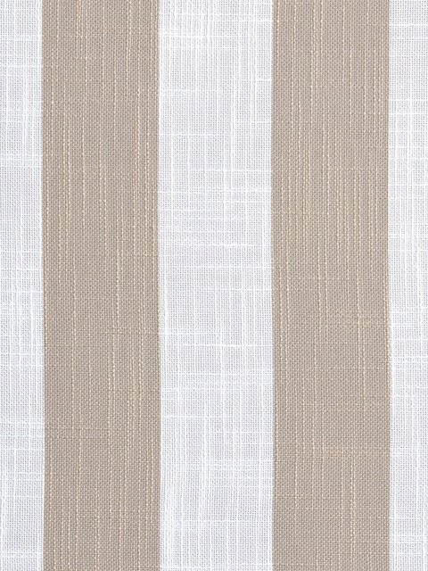 Raffrollo Heine Home gestreift in Sand und Beige, semi-transparent, 140 x 45 cm - Bild 1