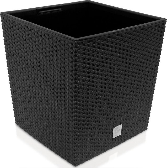 Deuba Blumentopf Rato Low Anthrazit B/T/H: 39 x 39 x 40,5 cm - Bild 1
