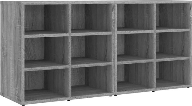 vidaXL Schuhregale 2er-Set Grau Sonoma B/T/H: 52,5 x 30 x 50 cm - Bild 1