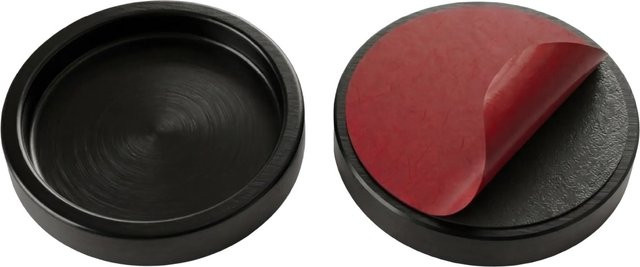 Doorlegro Klebegriffmuschel EasySlide65 in Schwarz Matt, Breite: 6,5 cm - Bild 1