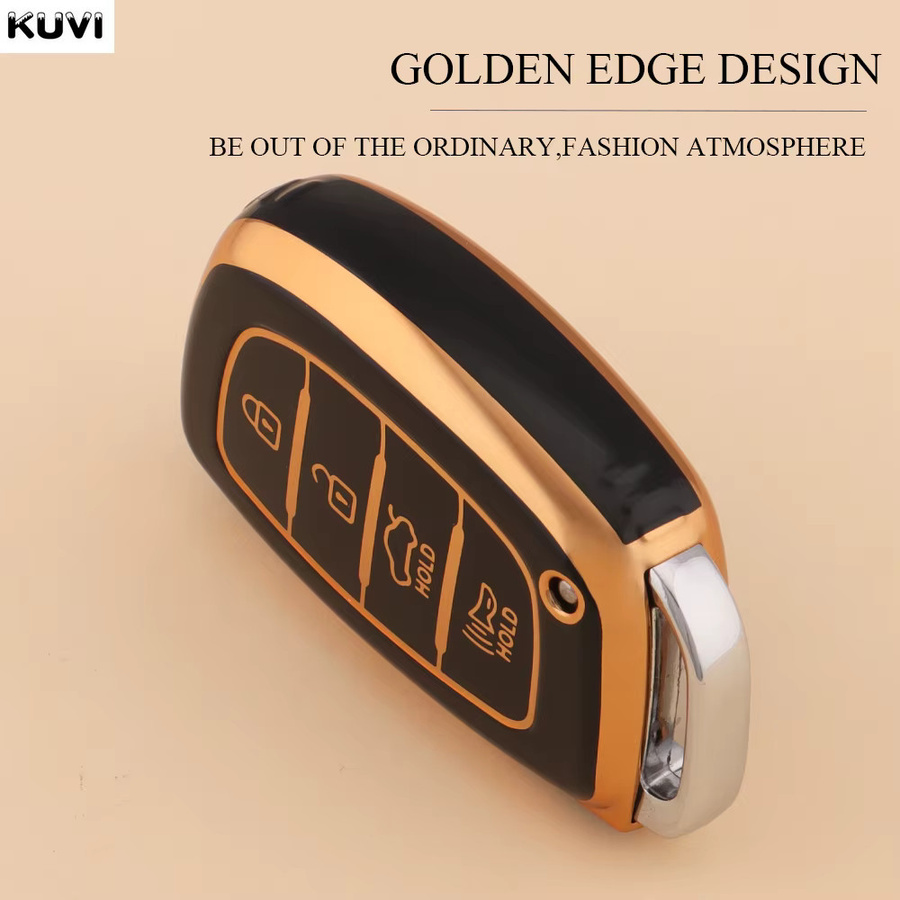 TPU Auto Smart Key Schutzhülle für 4-Tasten Hyundai Tucson Santa Fe Sonata Elantra Creta Ix35 Ix45 I10 I30 I40 - Bild 4