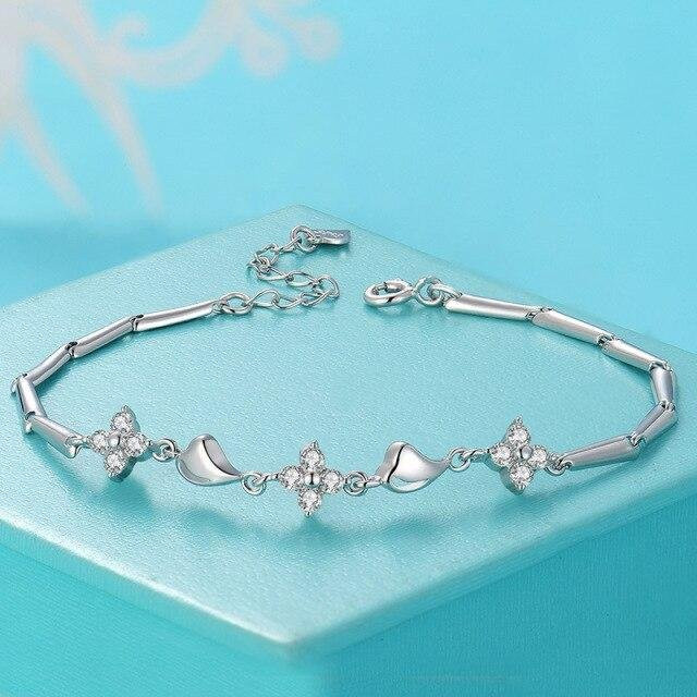 Allbestart Armband 925 Silber, Kristall, Zirkonia, Herz, Damen - Bild 1