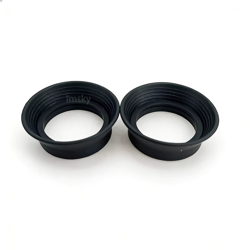 Imsky Gummi-Augenmuscheln für Mikroskope und Teleskope, Okular-Abdeckung zum Schutz, Schwarz, Durchmesser: 29–48 mm - Bild 4