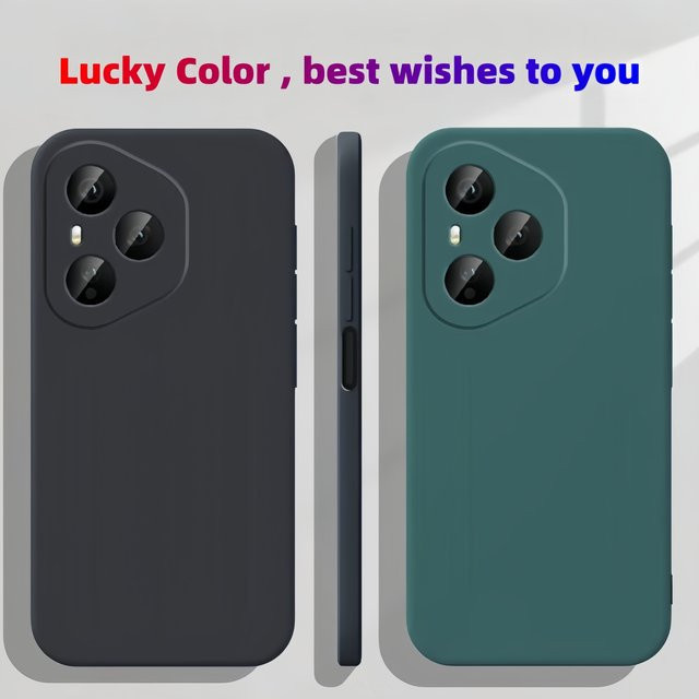 Stoßfeste Silikon Handyhülle für Honor 400 Pro, Honor 400 und Honor 400 Lite in Blau - Bild 1