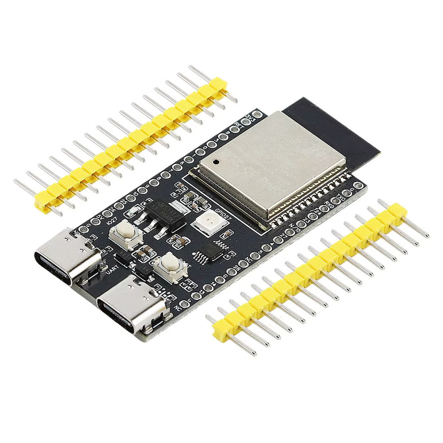 ESP32-C5-DevKitC-1 Entwicklungsboard mit Dual-Band WiFi 6 (2,4 GHz und 5 GHz), 4 MB Flash, USB-C und 30 Pins in Schwarz - Bild 2
