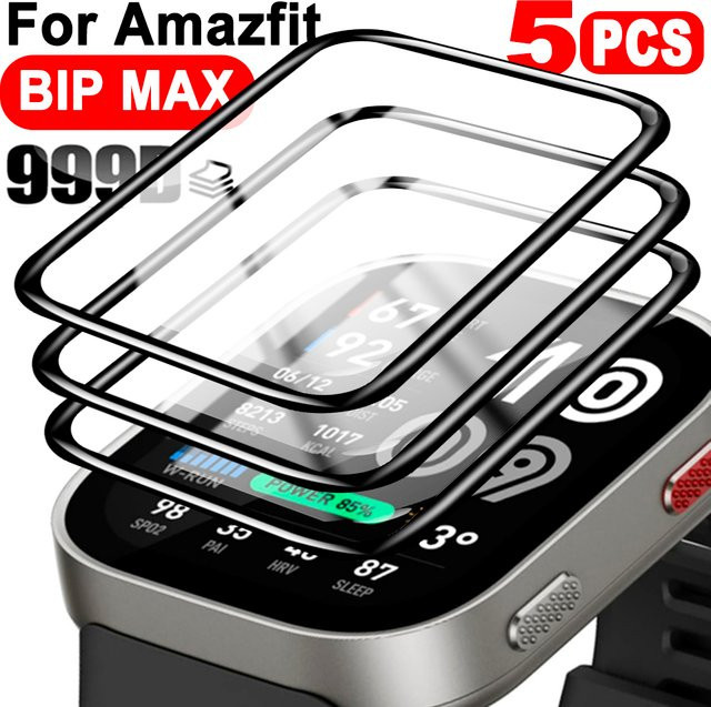 Displayschutzfolie Amazfit BIP MAX, Silikon, transparent - Bild 1