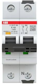 ABB S301P-K4NA Leitungsschutzschalter 4A 240V 2CDS381103R0337 - Bild 1