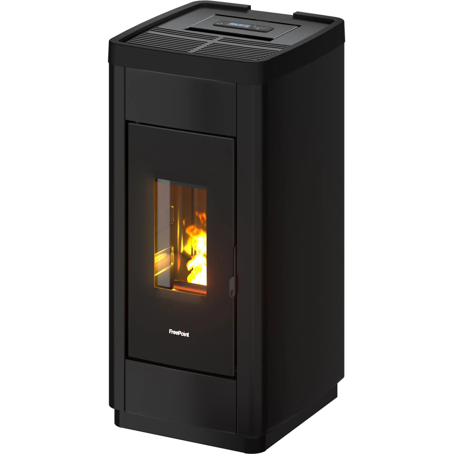 Freepoint Pelletofen Life 9 in Schwarz mit 8,5 kW Leistung und WiFi-Funktion - Bild 2