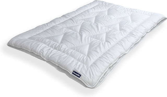 Dunlopillo Premium 4-Jahreszeiten-Bettdecke Life aus Mikrofaser und Baumwolle, Weiß, B x H: 155 x 220 cm - Bild 1