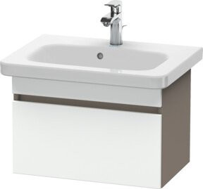 Duravit Waschtischunterschrank Com DuraStyle in Weiß matt mit einem Auszug, Wandhängend, B: 58 cm, T: 36,8 cm, H: 39,8 cm - Bild 1
