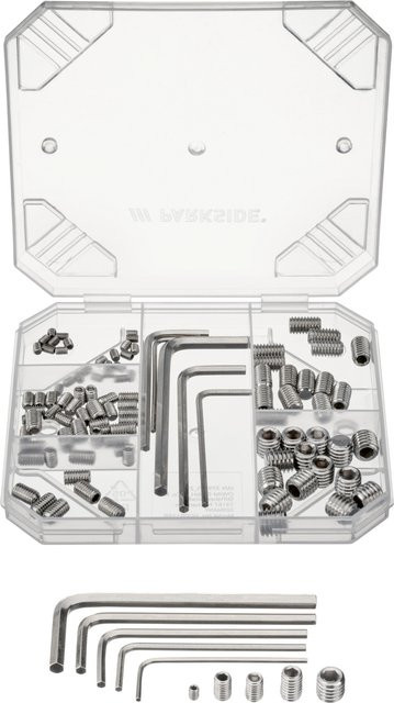 Parkside Kleineisenset aus Edelstahl in Silber mit Schrauben, Muttern und Nägeln - Bild 1
