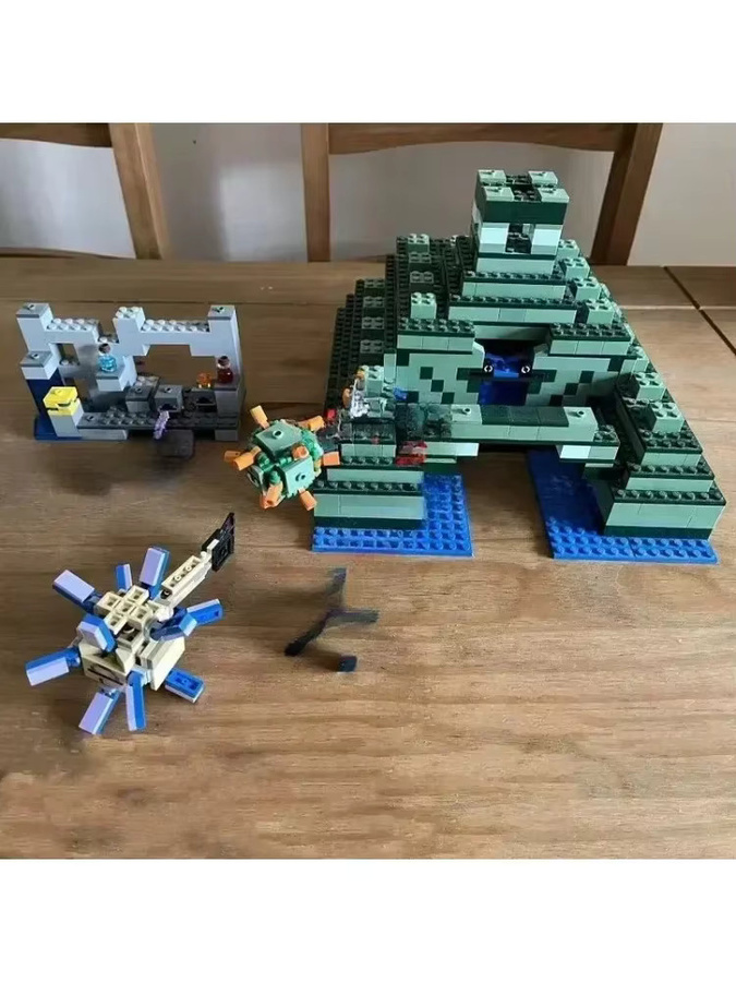 Game World Minecraft The Sea Ocean Monument Elder Guardian, Unterwasser-Bausteine - Bild 4