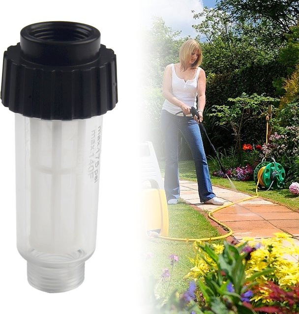 Kärcher Wasserzulaufpumpenfilter für Hochdruckreiniger K2 K3 K4 K5 K6 K7 in Transparent - Bild 1