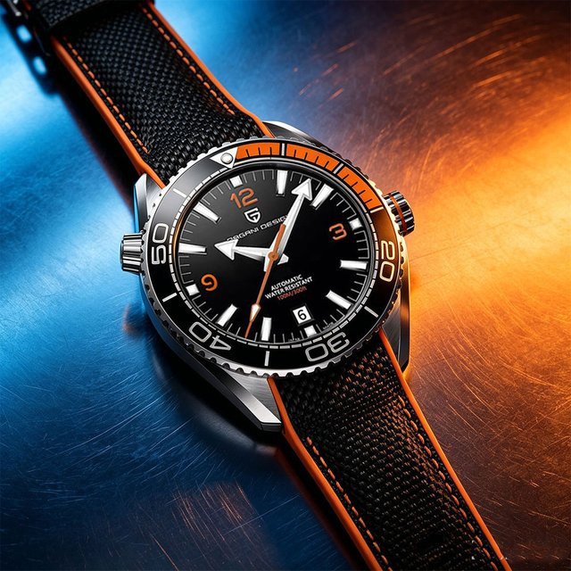PAGANI DESIGN Armbanduhr Automatik, Edelstahl, 42 mm, Herren - Bild 1