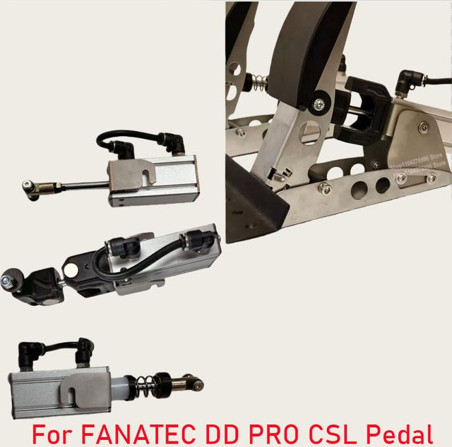 Fanatec Hydraulikdämpfer-Modifikationskit für DD PRO CSL Pedale in Silber - Bild 1