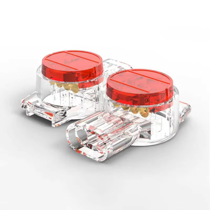Natalink 100er Set RJ45 und RJ11 Splice Stecker für Ethernet LAN und Telefonkabel, transparent - Bild 3