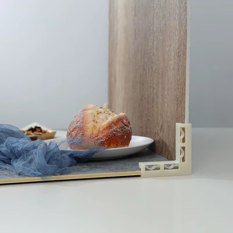 luxuglow Fotografie Kunststoff-Eckschnalle in Weiß für Hintergrundplatten mit 7 mm Dicke - Bild 2