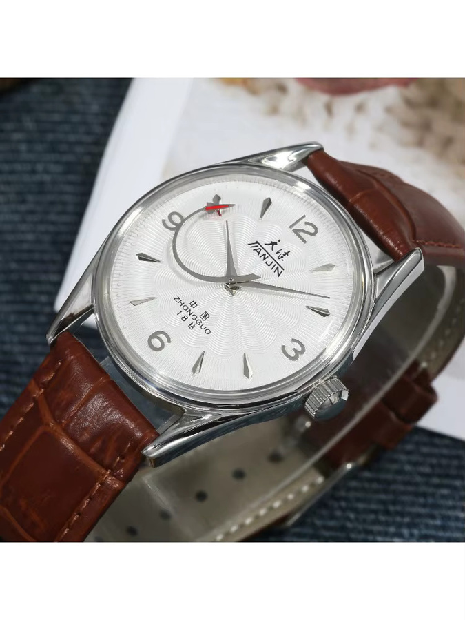 HEIMDALLR Armbanduhr Edelstahl, Handaufzug, 38 mm, Herren - Bild 5