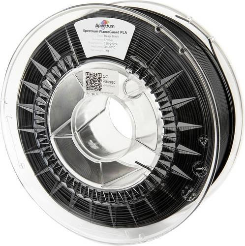 Spectrum Filaments FlameGuard PLA Filament flammhemmend und hitzebeständig, 1,75 mm, 1000 g, Schwarz - Bild 1