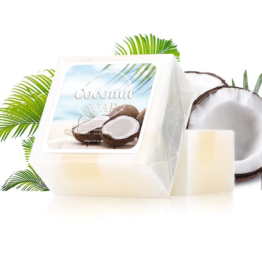 B+ Kokosmilch Bio Seife mit Ziegenmilch, 100g, für Gesicht und Akne - Bild 2
