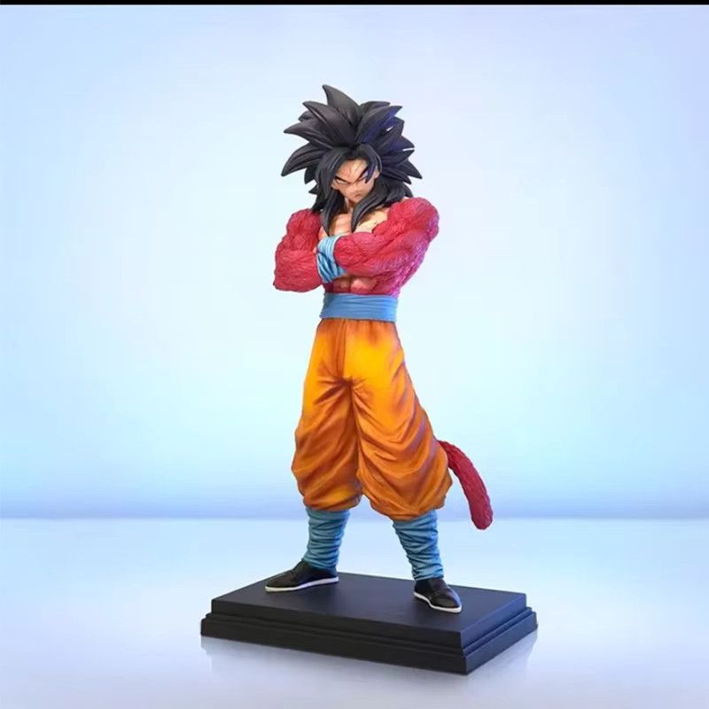Bandai Dragon Ball Anime Figur Super Saiyajin 4 Son Goku Statue aus PVC, Multicolor, Höhe: 32 cm - Bild 4