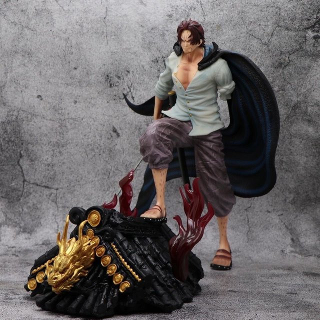Bandai One Piece Rothaariger Shanks Statue, Handmodell-Statue, Ornament Spielzeug - Bild 1