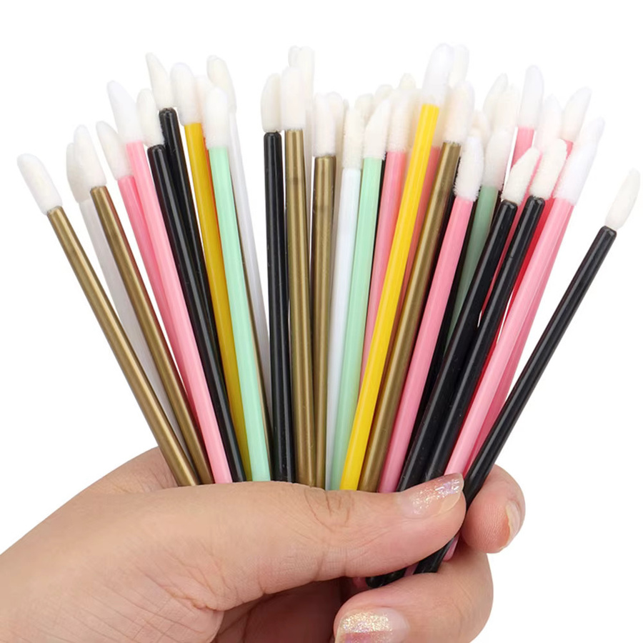 vvocci Einweg Lippen- und Wimpernpinsel, 100 Stück, Unisex - Bild 3
